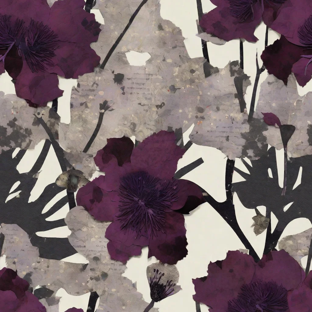 The Midnight Clematis pattern