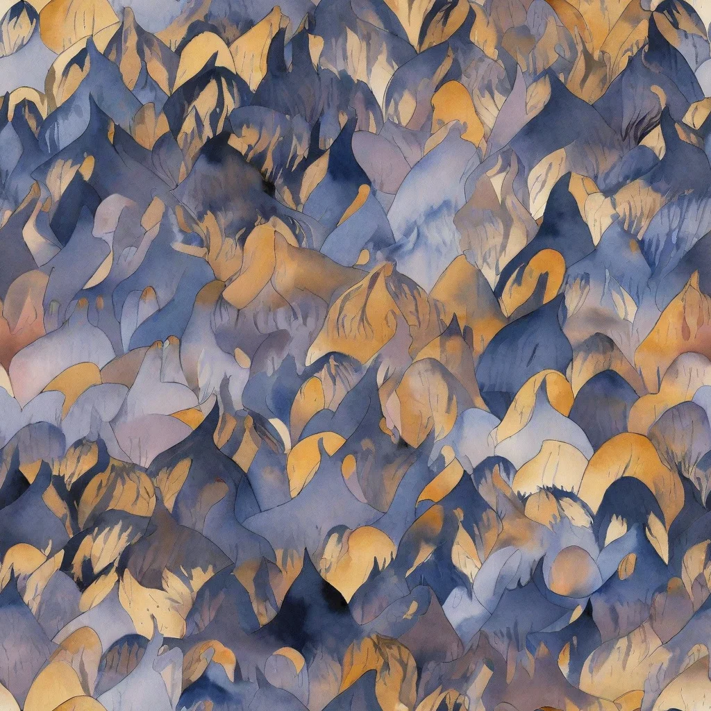 The Indigo Petal Drift pattern