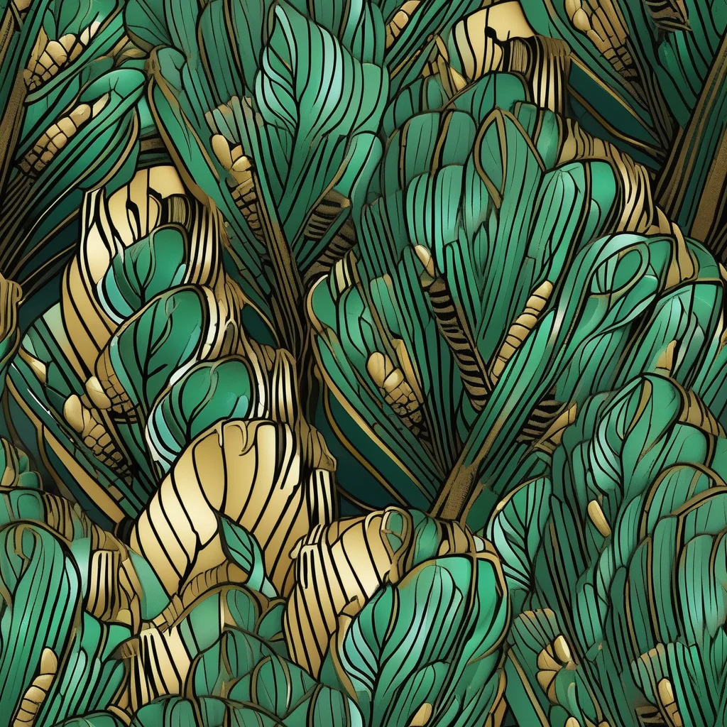 The Verdant Deco pattern