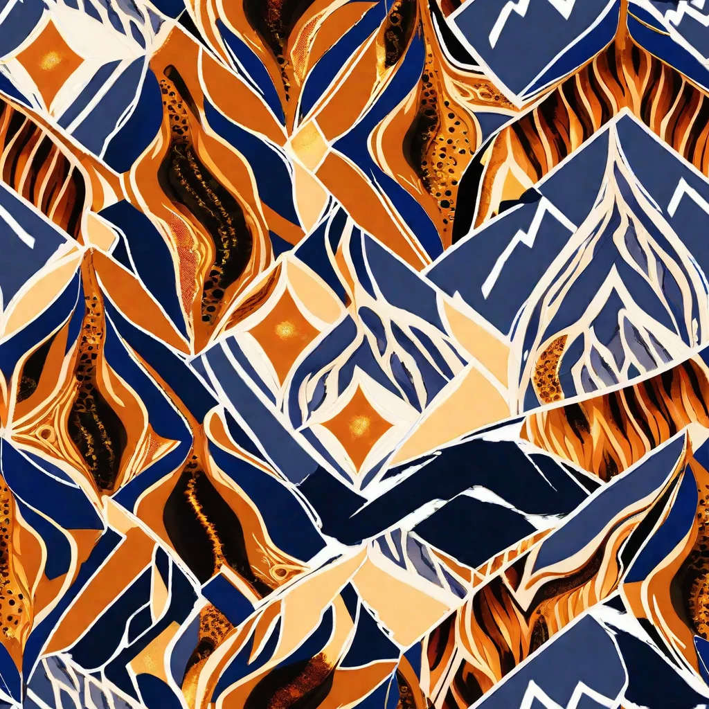 The Saffron Alpine Static pattern