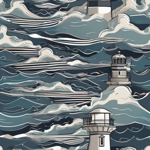 The Beacon in the Blue pattern