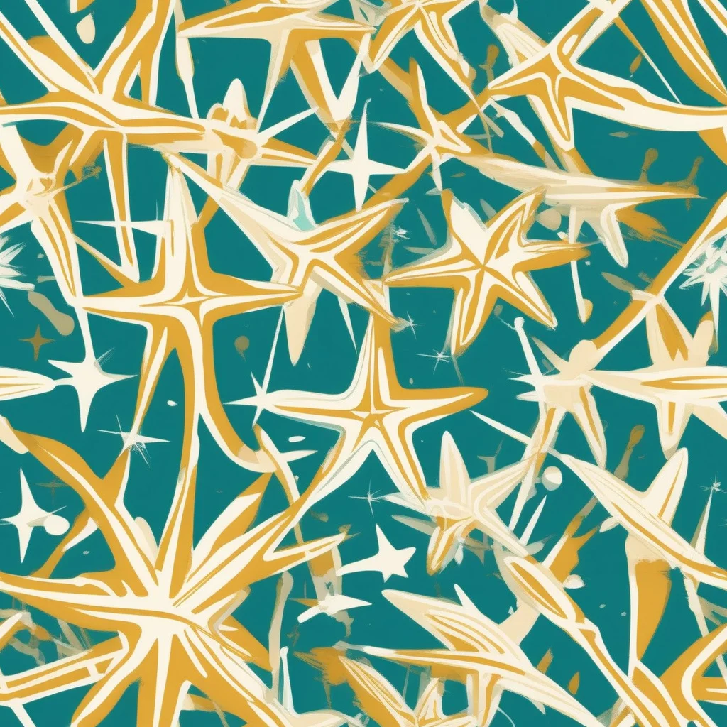 The Teal Starburst pattern