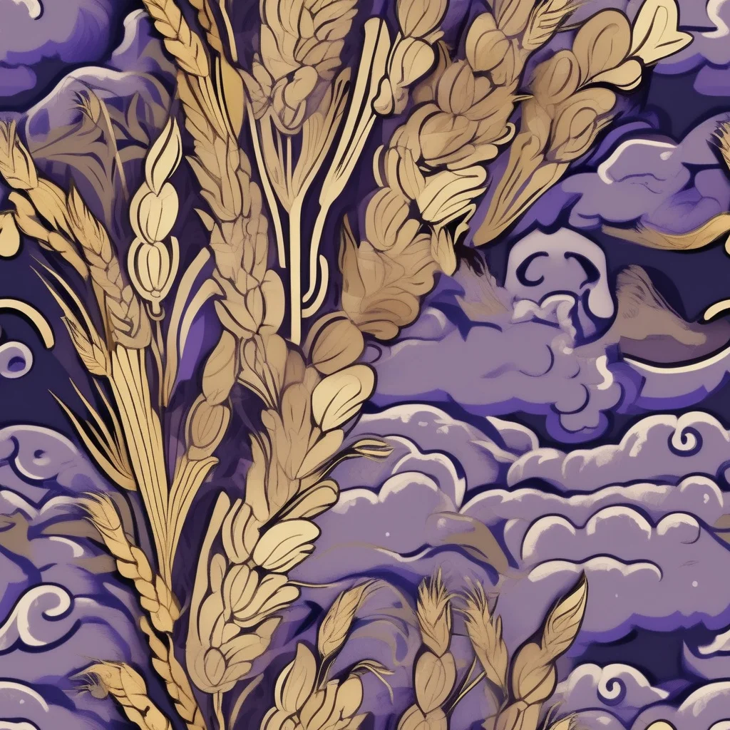 The Amethyst Grain pattern