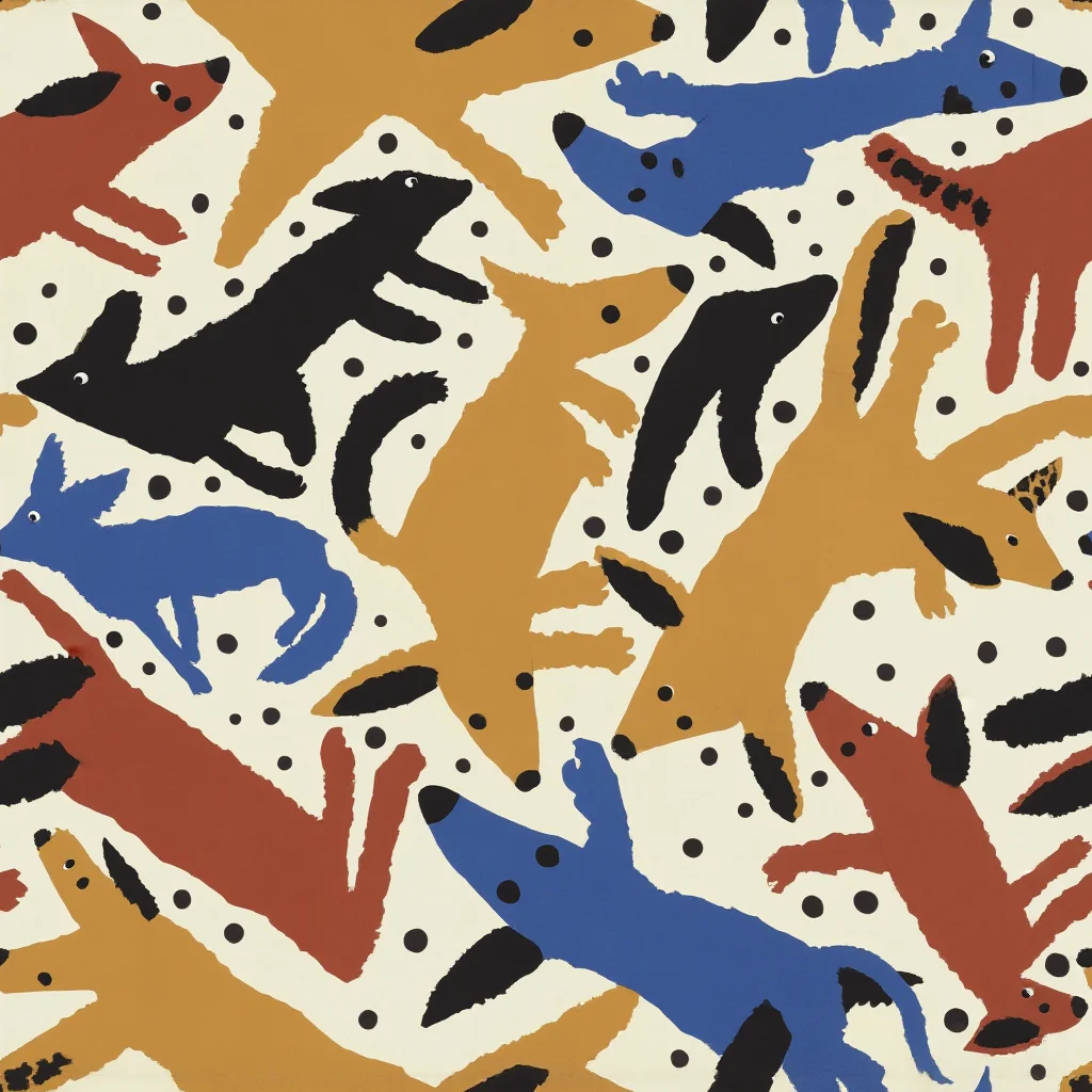 The Folk Critter Parade pattern