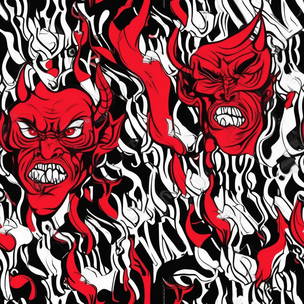 The Devil’s Rorschach pattern