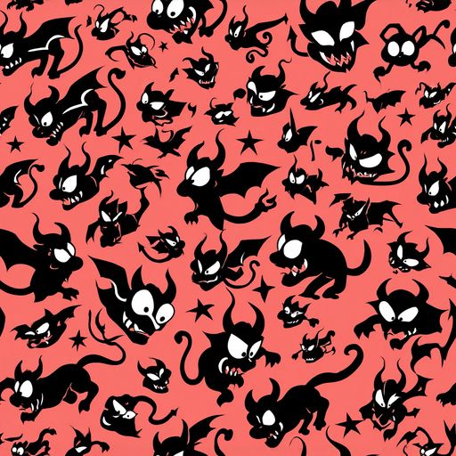 The Coral Imp Parade pattern
