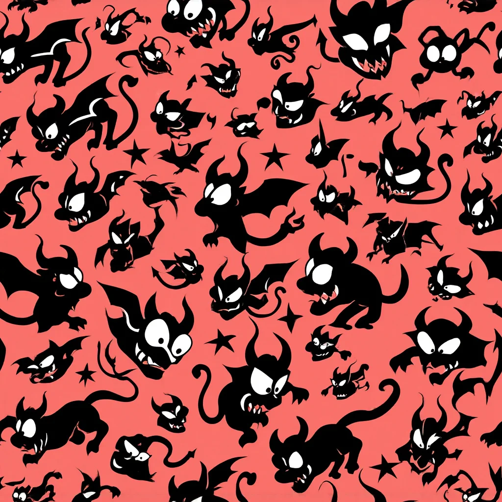 The Coral Imp Parade pattern