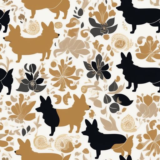 The Canine Chinoiserie pattern