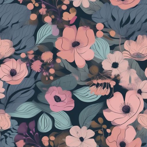 The Midnight Poppy pattern