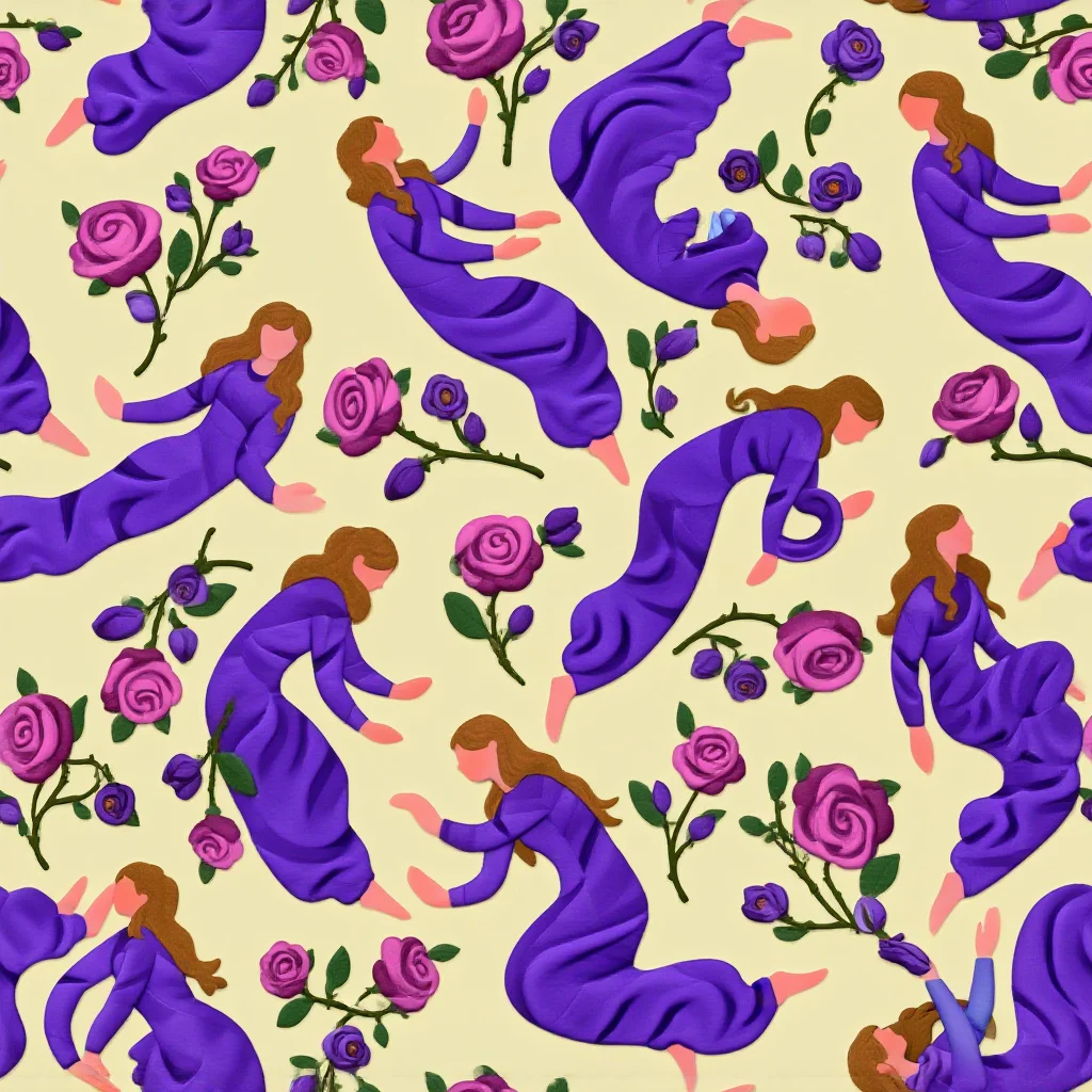 The Violet Rose Ballet pattern