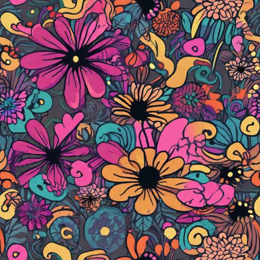The Chromatic Meadow pattern