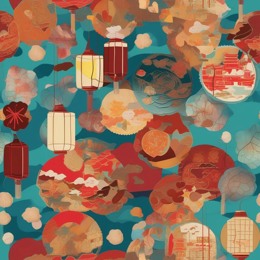 The Lantern Garden pattern