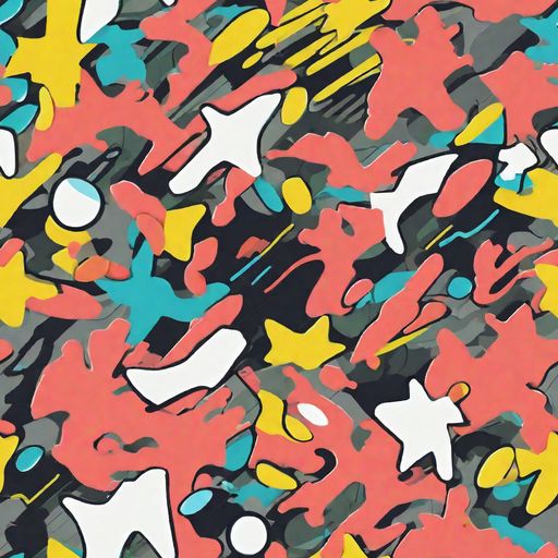 The Neon Camouflage pattern