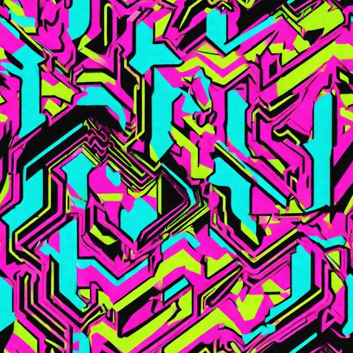 The Hypercolor Shard pattern