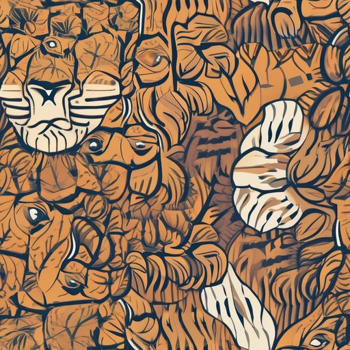 The Terracotta Menagerie pattern