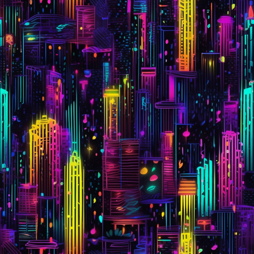 The Neon Vertical pattern