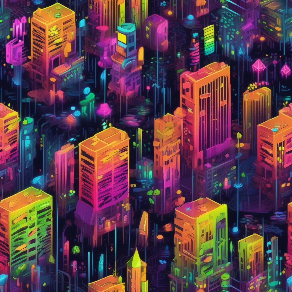 The Neon Verticality pattern