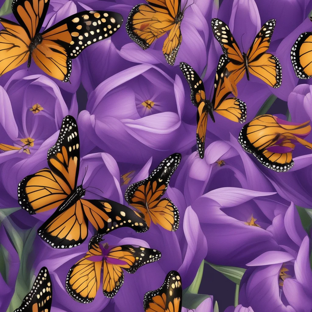 The Monarch Violet pattern