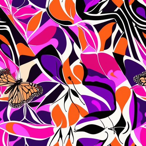 The Neon Monarch pattern