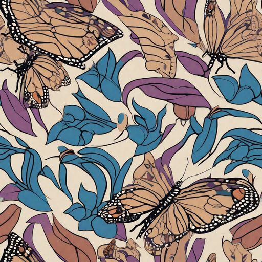 The Cobalt Wings pattern