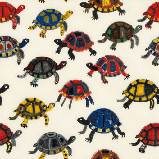 The Painted Tortoises pattern
