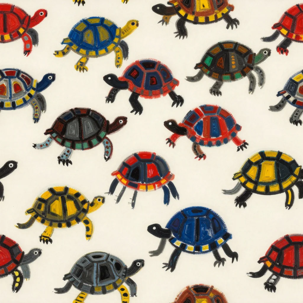 The Painted Tortoises pattern