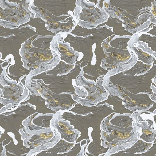 The Gilded Koi pattern