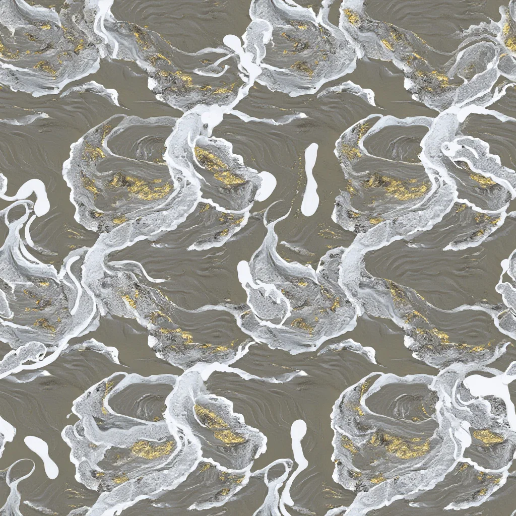 The Gilded Koi pattern