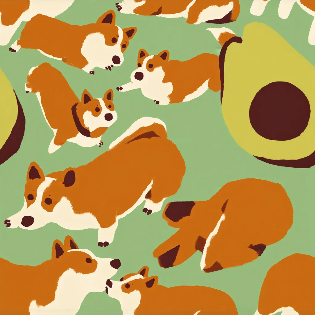 The Corgi And Avo pattern