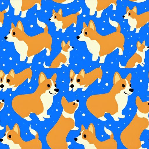 The Corgi Snowglobe pattern