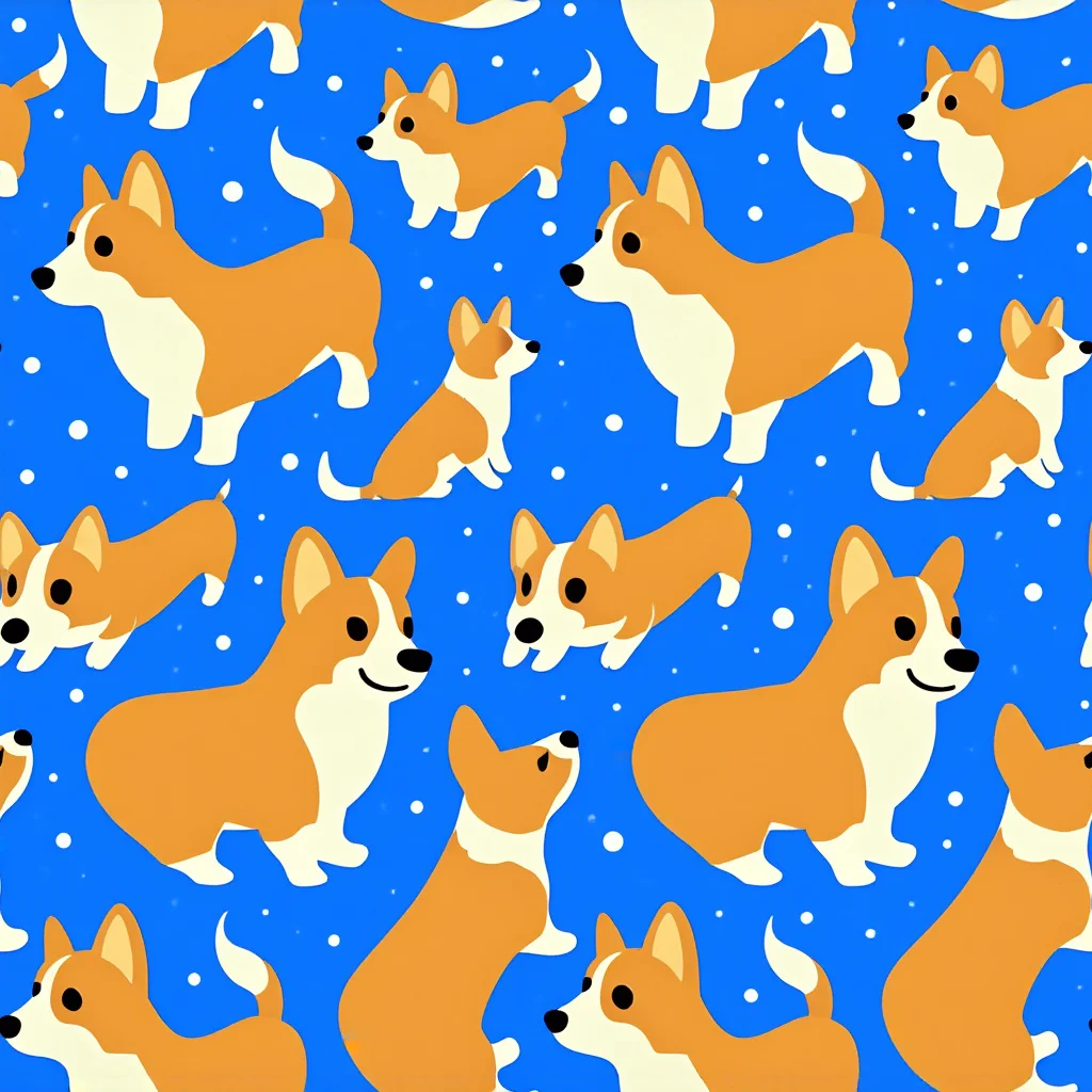 The Corgi Snowglobe pattern