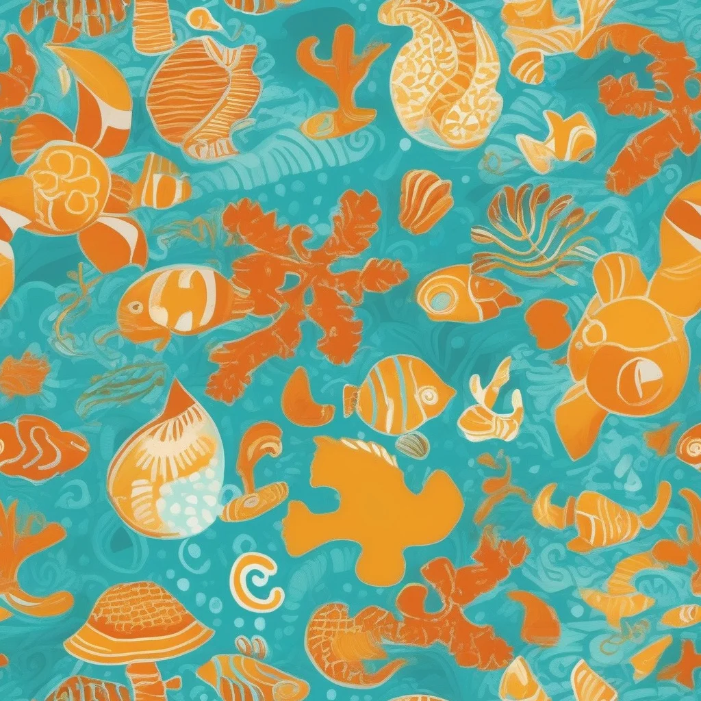 The Tidepool Tangerine pattern
