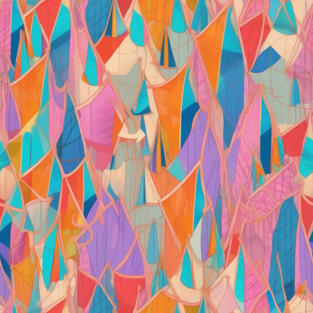 The Chromatic Drapery pattern