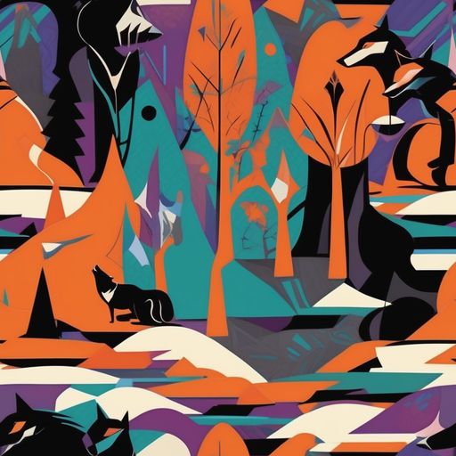 The Vermilion Woodland pattern