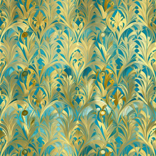 The Turquoise Plumage pattern
