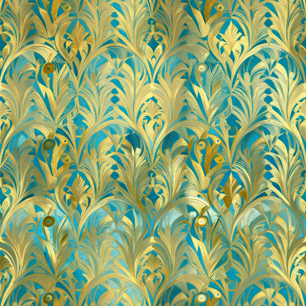 The Turquoise Plumage pattern