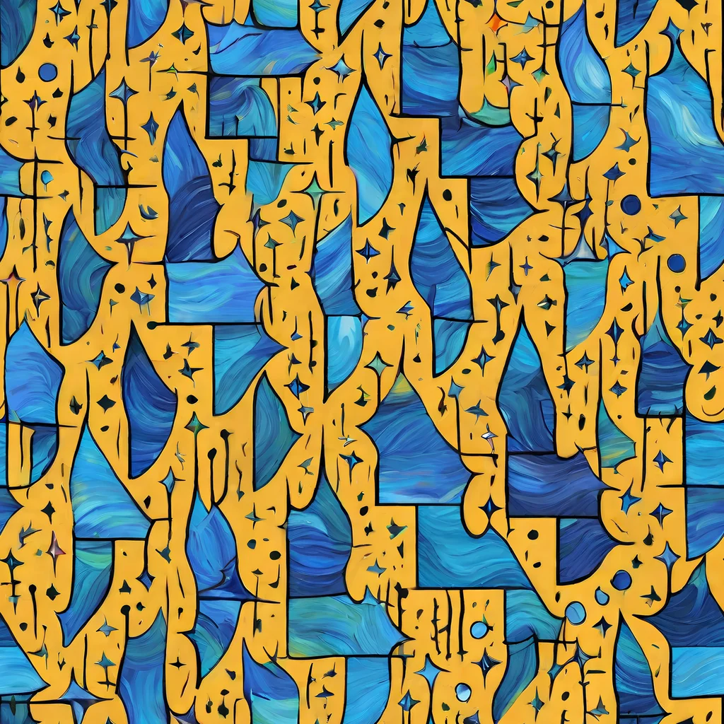 The Gilded Current pattern