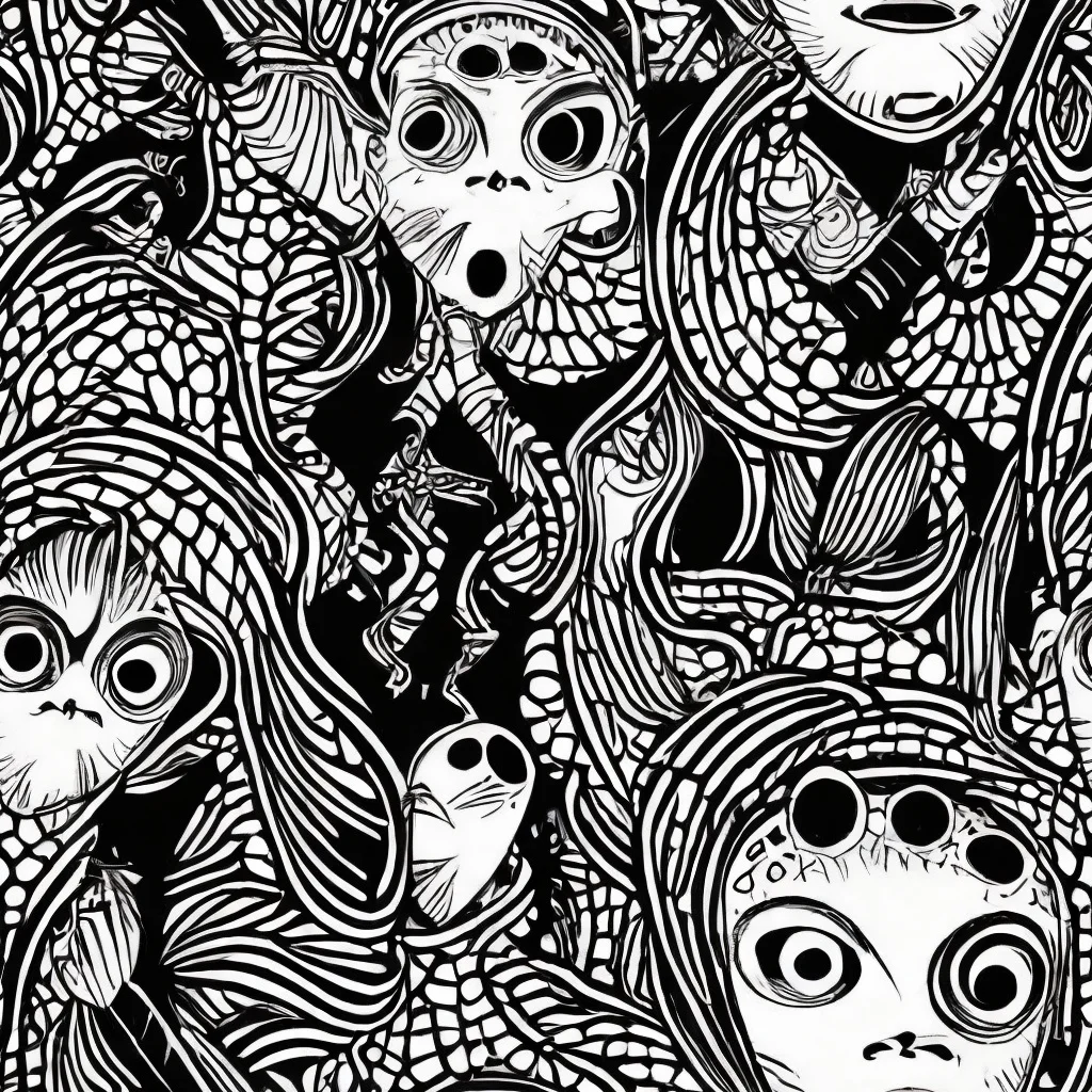 The Ink-eyed Reverie pattern