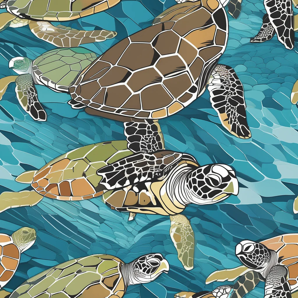 The Ocean Mosaic pattern