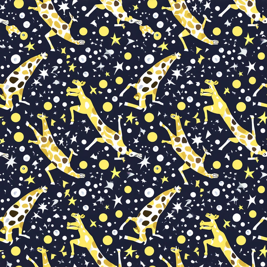 The Starlit Safari pattern