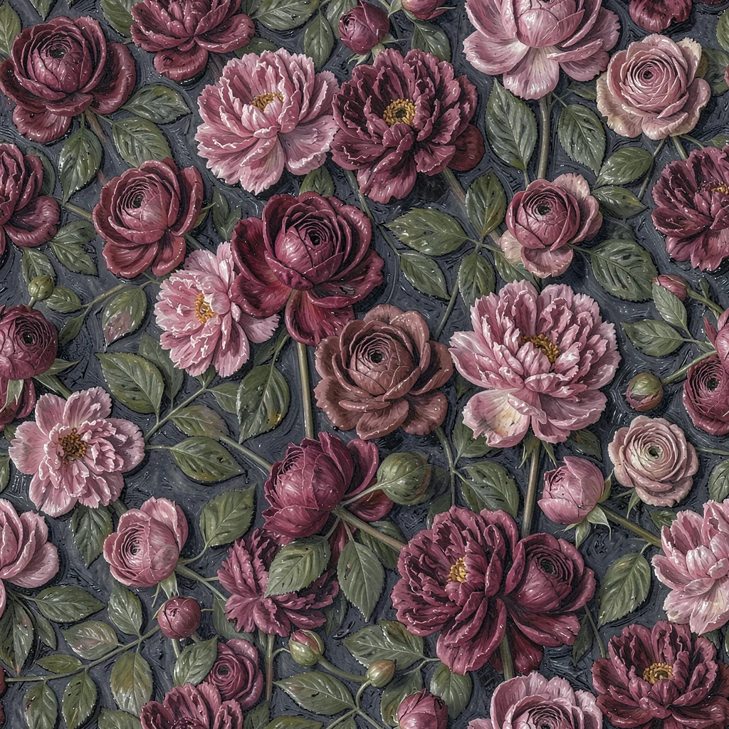 The Velvet Peony pattern