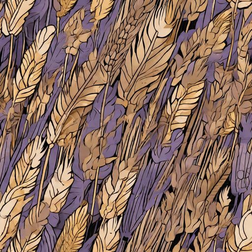 The Amethyst Wheat pattern