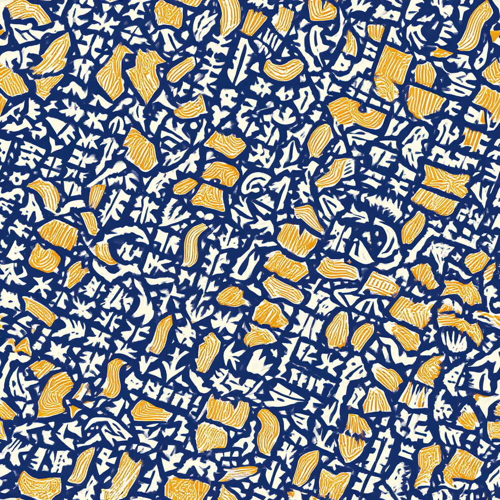 The Ochre Inkstorm pattern
