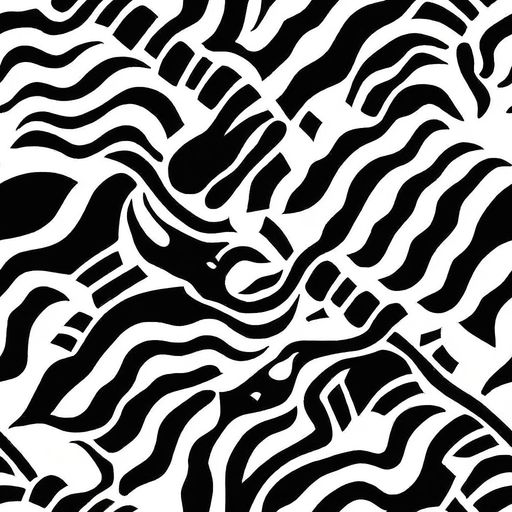 The Noir Stripes pattern