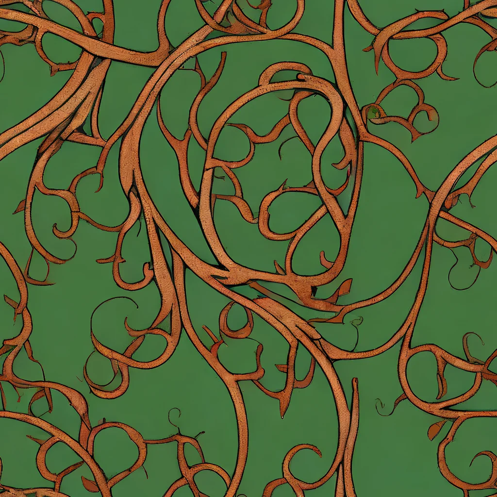 The Copperwild Vines pattern