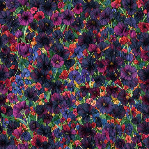 The Velvet Wildflowers pattern