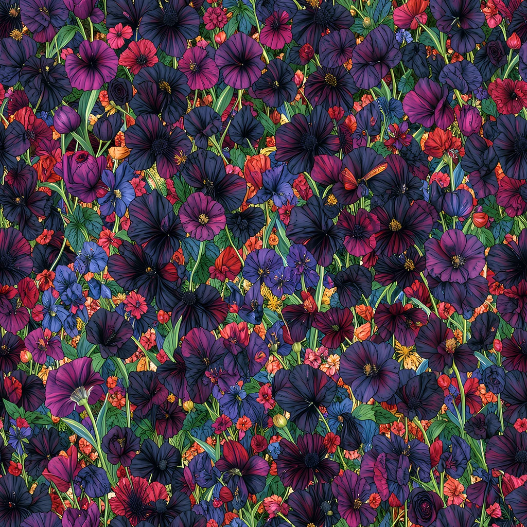 The Velvet Wildflowers pattern