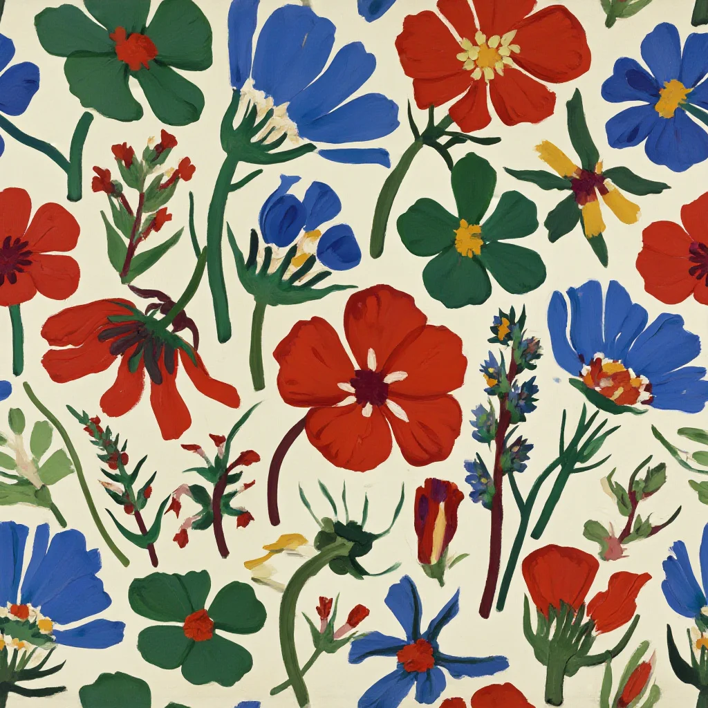 The Garden Gouache pattern