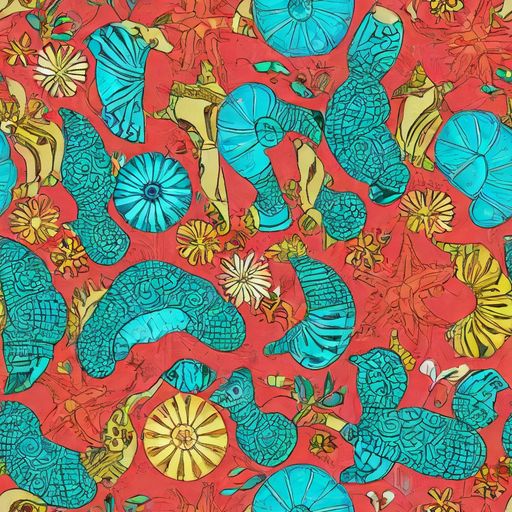 The Coral Garden Rhapsody pattern