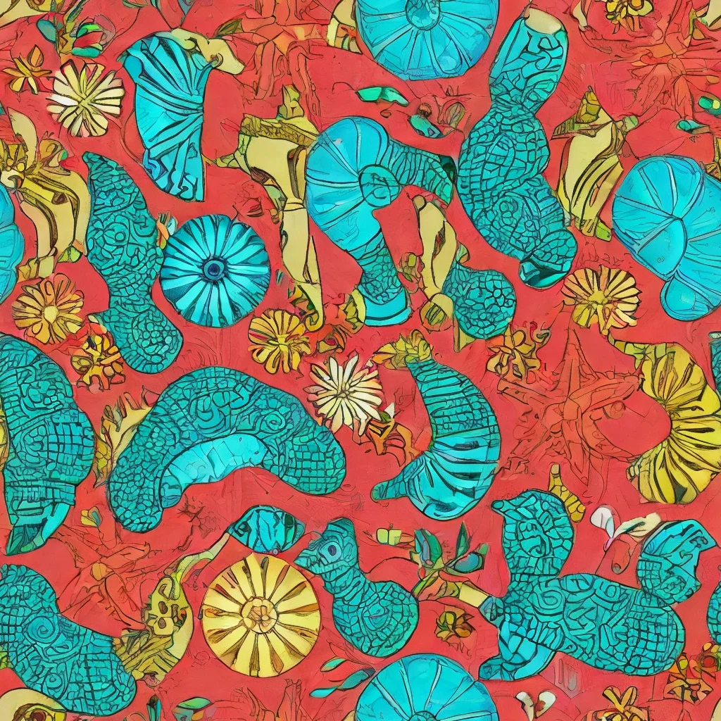 The Coral Garden Rhapsody pattern